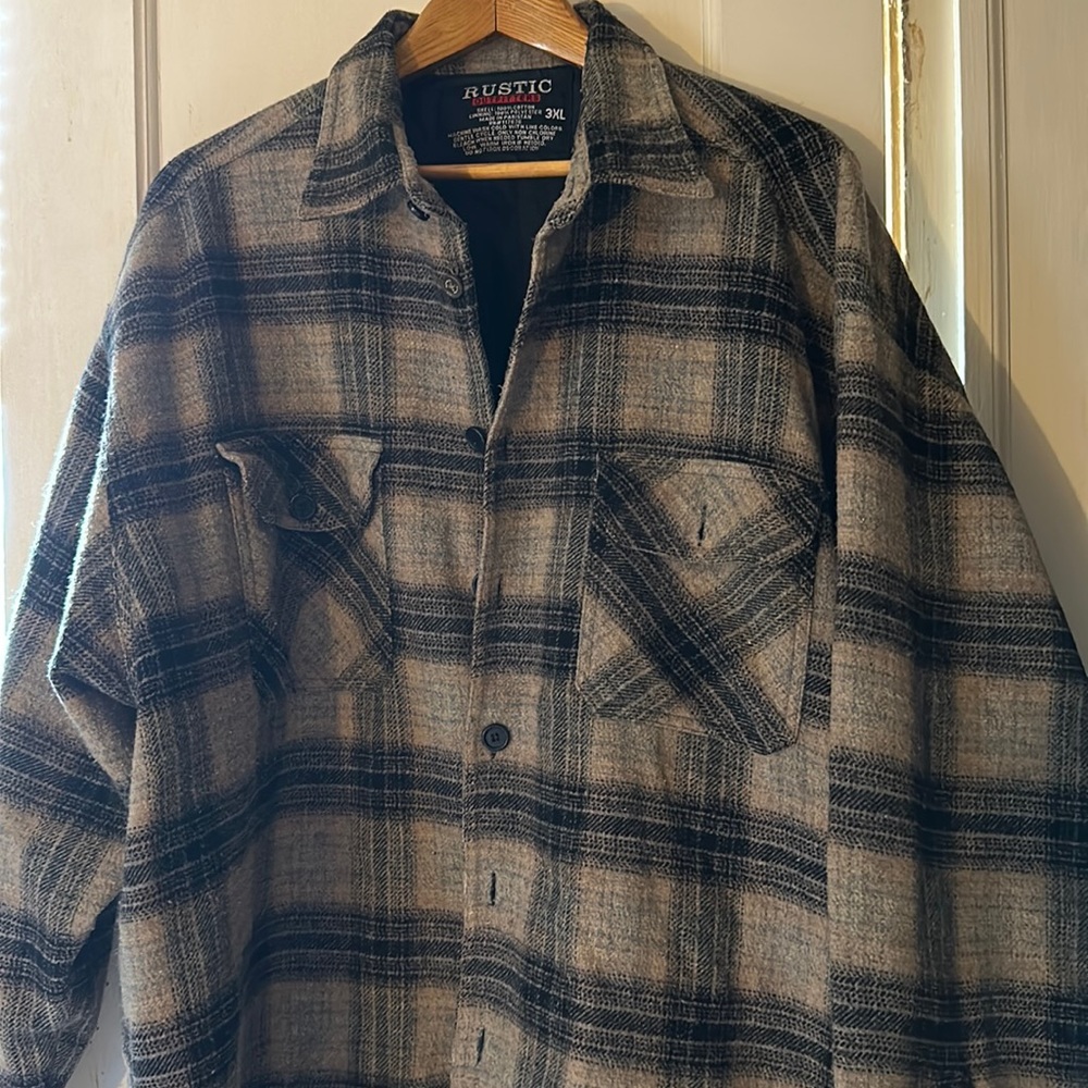 Rustic Outfitters Autumn Plaid Jacket Oversize